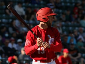 Max Murphy is back with the Winnipeg Goldeyes after having a career year derailed by a broken tibia and fibula last season.