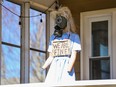 A view of a mannequin as U.S. Transportation Secretary Pete Buttigieg (not pictured) visits the site of the derailment of a train carrying hazardous waste in East Palestine, Ohio, Thursday, Feb. 23, 2023.Alan Freed