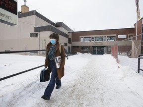 School divisions across Manitoba will see an increase in provincial funding for operating costs to the tune of $100 million for the next school year. A 10th grade high school student at College Louis Riel, in Winnipeg on Monday, January 17, 2022.