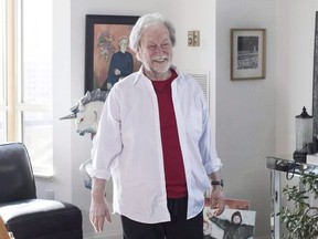 Actor Gordon Pinsent poses for a portrait in his Toronto home on Tuesday February 27, 2018.