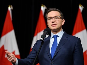 Federal Conservative party leader Pierre Poilievre