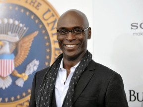 Actor Lance Reddick appears at the "White House Down" premiere in New York City, June 25, 2013.