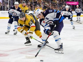 Mark Scheifele didn't factor in on the scoring but had a decent game for the Jets in Game 1 of the playoffs.