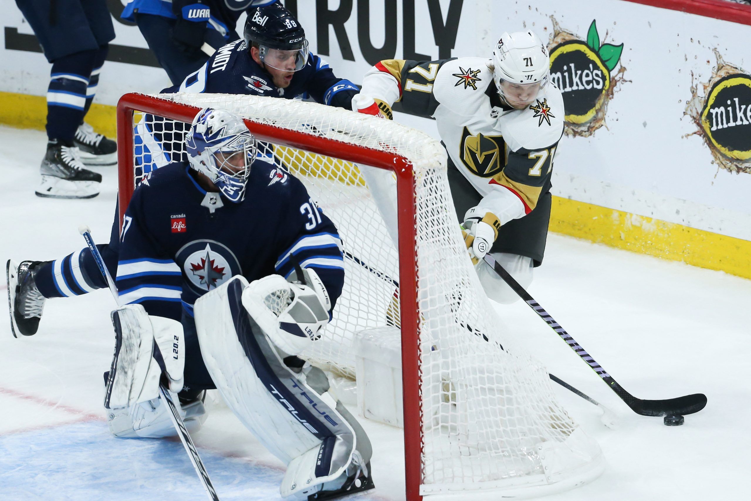 Jets' playoff hopes alive thanks to Connor Hellebuyck - NBC Sports