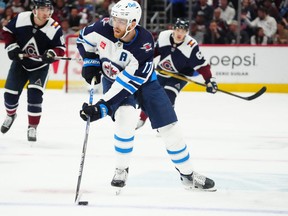 Winnipeg Jets centre Adam Lowry saw a lot of power play goals being scored in Game 1s on Monday night.