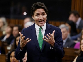 Prime Minister Justin Trudeau speaks during Question Period in the House of Commons on Parliament Hill in Ottawa, March 8, 2023.