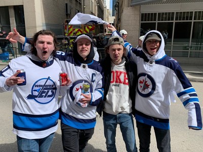 Winnipeg Jets “Whiteout” Street Parties Make Local Fans Feel
