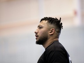 Defensive end Anthony Bennett was selected eighth overall by the Winnipeg Blue Bombers on Tuesday.