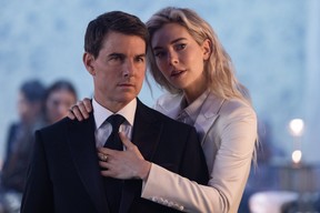 Tom Cruise and Vanessa Kirby in a scene from Mission: Impossible – Dead Reckoning Part One.