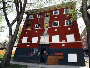 The Coronado Apartments at 485 Furby Street in Winnipeg on Tues., May 23, 2023. The city is proposing new measures to increase enforcement on derelict or vacant properties.