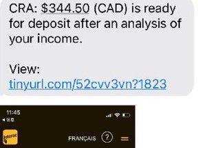 Canada Revenue Agency phishing scam