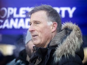 Maxime Bernier, leader of Peoples Party of Canada