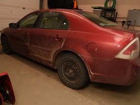Manitoba RCMP released a photo of a vehicle on Saturday, May 6, 2023, of a vehicle seized in connection with a fatal vehicle-pedestrian collision which occurred on April 20, 2023, on Highway 59, in the community of Scanterbury, Man.