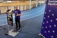 President of Doctors Manitoba Dr. Michael Boroditsky speaks during a press conference launching a campaign aimed at getting Manitobans healthier at the Sport For Life Centre in downtown Winnipeg on Friday, June 2.