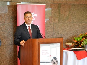 Brian Bowman, the newly appointed vice-president of sustainability and social impact for Canada Life, announced on Thursday a $500,000 commitment by Canada Life to RRC Polytech that will allow the college to create an Indigenous-led student mentorship program.