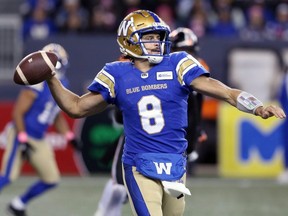 Winnipeg Blue Bombers quarterback Zach Collaros has feasted on opposing defences so far this season but the B.C. Lions should provide a much tougher test.