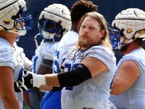 Centre Chris Kolankowski was the highest graded player on a Winnipeg Blue Bombers offensive line that was named to the CFL Honour Roll this week.