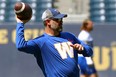 Winnipeg Blue Bombers offensive co-ordinator Buck Pierce is happy to be working with such a familiar group of players on offence and believes his unit will be ready to hit the ground running on Friday.