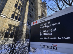 The Canada Revenue Agency headquarters is pictured in Ottawa in a file photo.