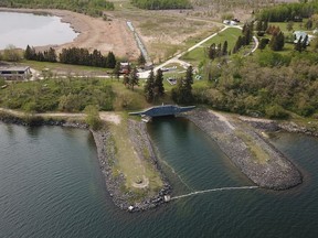 The inlet to Winnipeg's water supply on the Shoal Lake 40 First Nation is shown on Thursday, May 30, 2019.
