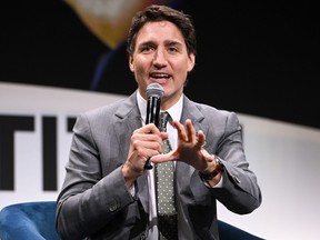 Prime Minister Justin Trudeau speaks at the Global Citizen NOW