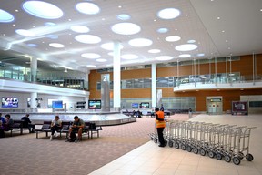 A quiet afternoon at Winnipeg James Armstrong Richardson International Airport on Mon., May 29, 2023. KEVIN KING/Winnipeg Sun