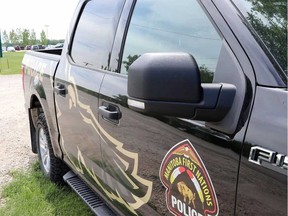 A Manitoba First Nations Police Service vehicle.