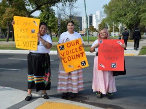 First Nations vote rally