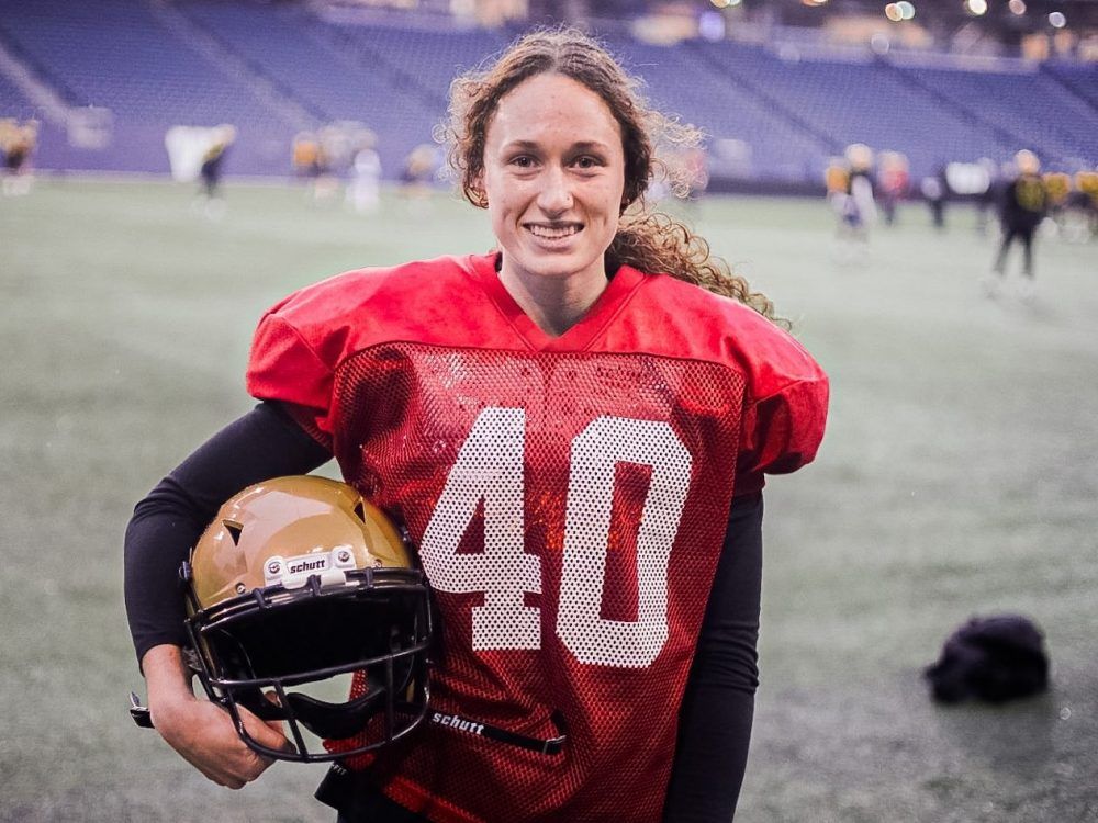 Splitting the uprights, breaking down barriers: Women’s kicker Maya Turner makes history with the U of M Bisons