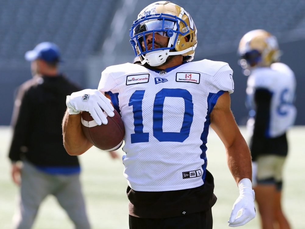 Quarterback Chad Kelly having fun playing football with Toronto Argonauts