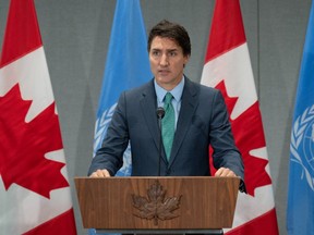 Prime Minister Justin Trudeau was at the United Nations on Wednesday and Thursday, where he gave speeches on climate change and the war in Ukraine. He spoke at a news conference at the Canadian Permanent Mission in New York.