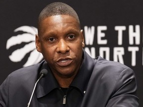 Masai Ujiri, the Raptors’ president and vice governor again repeatedly referenced the “selfishness” that plagued last year’s disappointing .500 team, a squad he’d also described as one he “did not enjoy watching” play. Getty Images