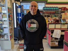 Ramsey Zeid, President of the Canadian Palestinian Association of Manitoba