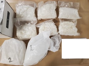 Meth and fentanyl seized