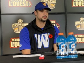 Bombers quarterback Zach Collaros is ready for a marquee matchup against B.C. Lions star Vernon Adams in Saturday's Western Final at IG Field.