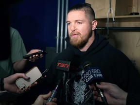 Blue Bombers linebacker Adam Bighill said it was the right decision for him to play hurt in the Grey Cup even though his team lost 28-24 to the Montreal Alouettes.