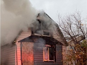 House fire on Selkirk Avenue