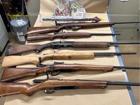 RCMP seize six firearms