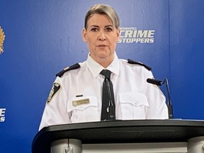 Winnipeg Police Retail Theft Initiative presser