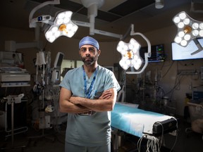 Dr. Shady Ashamalla, a surgical oncologist and colorectal surgeon at Sunnybrook Hospital in Toronto in 2018.