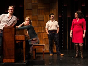 The cast from Beautiful: The Carole King Musical at Royal Manitoba Theatre Centre