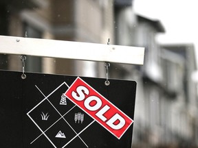 A sold sign outside a home