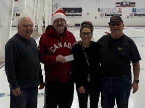 Assiniboine Memorial Curling Club Christmas Cheer Board