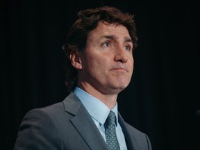 Prime Minister Justin Trudeau speaks at the Australia-Canada Economic Leadership Forum in Toronto, on Tuesday, July 18, 2023.
