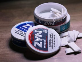 ZYN, a brand of nicotine pouch.
