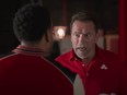 Arnold Schwarzenegger in State Farm Super Bowl ad.