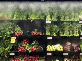 Produce at a grocery store in Toronto.