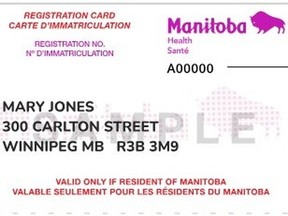 Manitoba health card