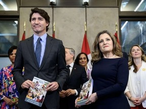 Prime Minister Justin Trudeau and Finance Minister Chrystia Freeland