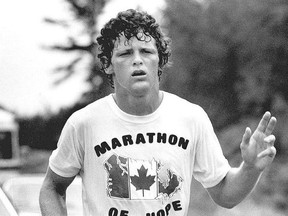 When Terry Fox was forced to stop on Sept. 1, 1980, 143 days after his quest to run across Canada had been launched, he had covered 5,373 kilometres but was not yet halfway to his destination. He died in June 1981, and within months Canadians picked up where he left off, organizing the first Terry Fox Run.